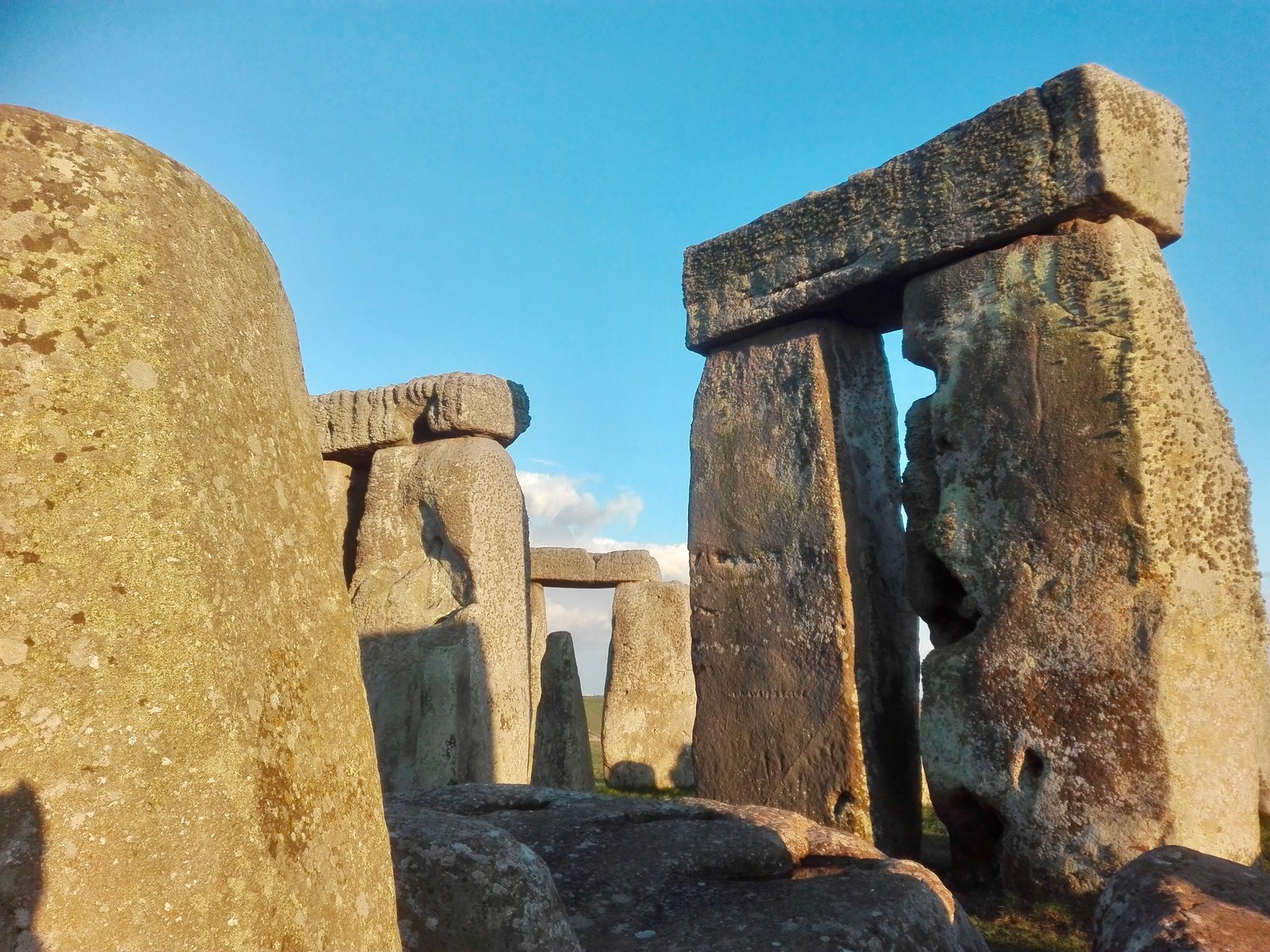 Sunrise light over Stonehenge