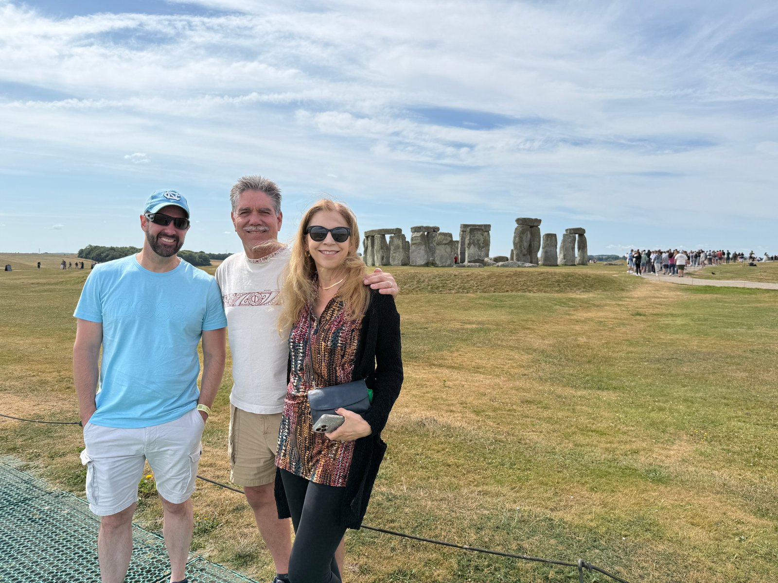 Inside Stonehenge stone circle